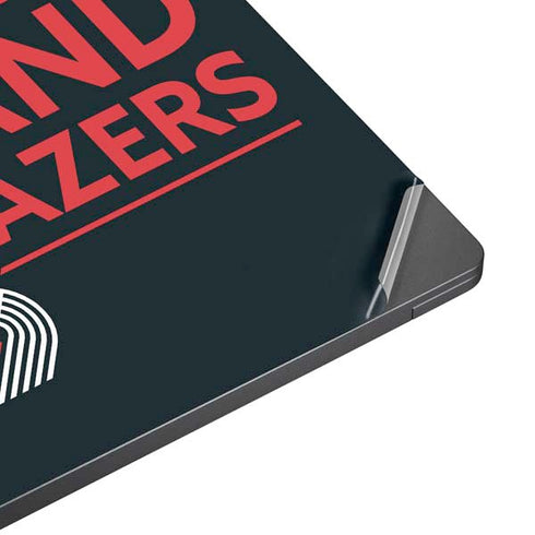 NBA Portland Trail Blazers Standard - Black Surface Laptop 7 13.8in Skin