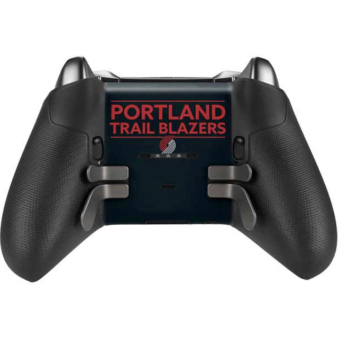 NBA Portland Trail Blazers Standard - Black Xbox Elite Wireless Controller Series 2 Skin