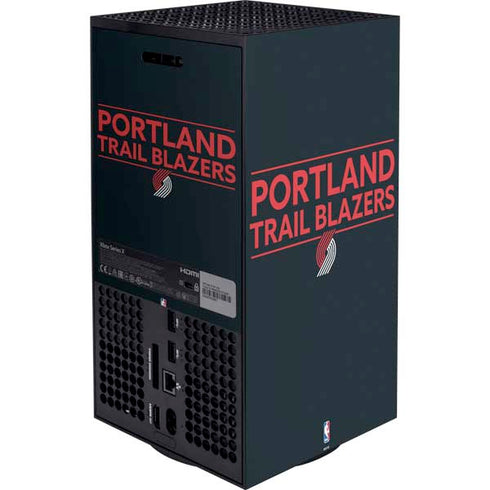NBA Portland Trail Blazers Standard - Black XBox Series X Digital Edition Bundle Skin