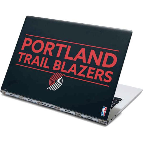 NBA Portland Trail Blazers Standard - Black Yoga 910 2-in-1 14in Touch-Screen Skin