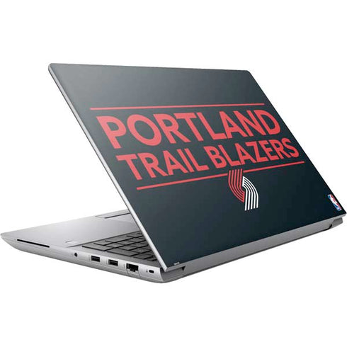 NBA Portland Trail Blazers Standard - Black HP ZBook Fury 16 G10 Skin
