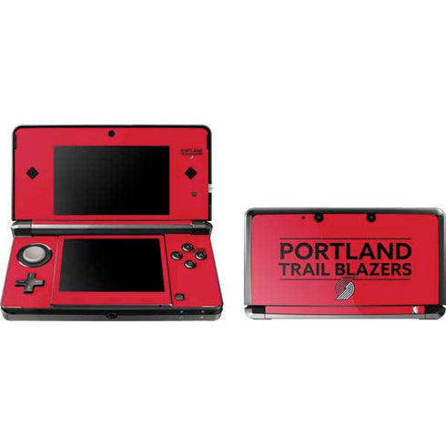 NBA Portland Trail Blazers Standard - Red 3DS (2011) Skin
