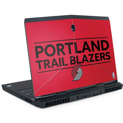 NBA Portland Trail Blazers Standard - Red Dell Alienware Skin