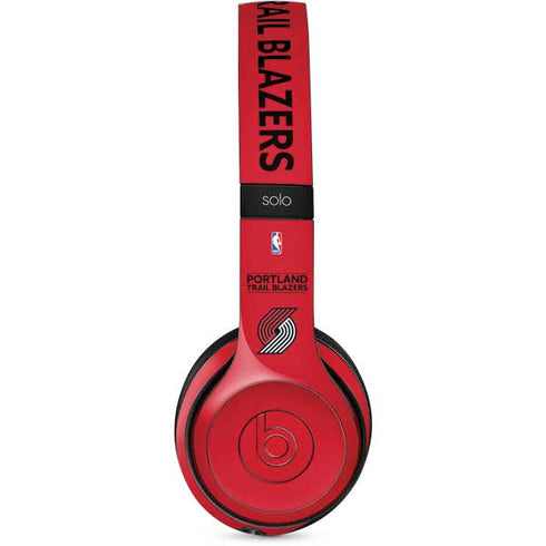 NBA Portland Trail Blazers Standard - Red Beats Solo 2 Wireless Skin