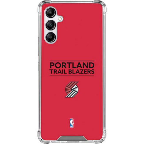 NBA Portland Trail Blazers Standard - Red Gabb Phone 4 Clear Case