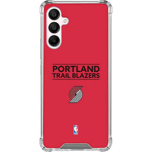 NBA Portland Trail Blazers Standard - Red Galaxy A16 5G Clear Case