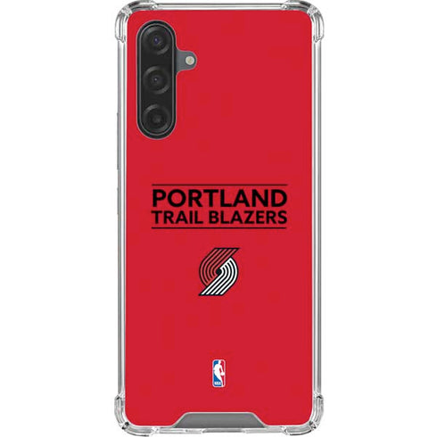NBA Portland Trail Blazers Standard - Red Galaxy A17 Clear Case