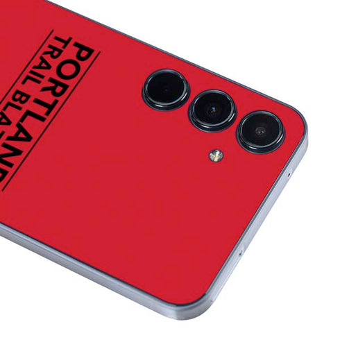 NBA Portland Trail Blazers Standard - Red Galaxy A55 5G Skin