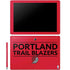 NBA Portland Trail Blazers Standard - Red Galaxy Book 12in Skin