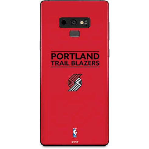 NBA Portland Trail Blazers Standard - Red Galaxy Note 9 Skin