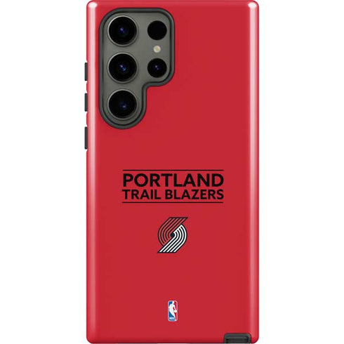 NBA Portland Trail Blazers Standard - Red Galaxy S23 Ultra Pro Case
