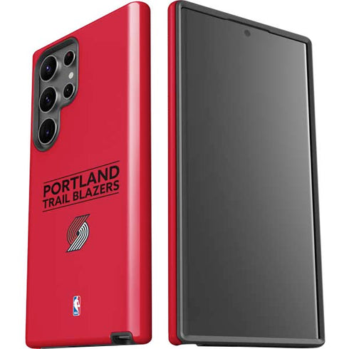 NBA Portland Trail Blazers Standard - Red Galaxy S23 Ultra Pro Case