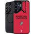 NBA Portland Trail Blazers Standard - Red Galaxy S24 Kickstand Case