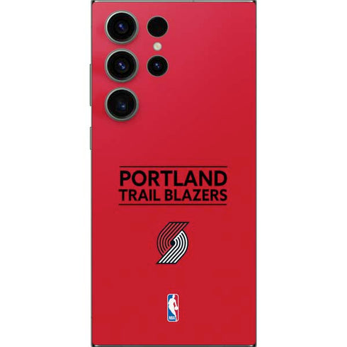 NBA Portland Trail Blazers Standard - Red Galaxy S25 Ultra Skin