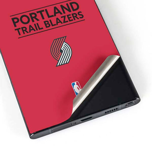 NBA Portland Trail Blazers Standard - Red Galaxy S25 Ultra Skin
