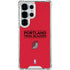 NBA Portland Trail Blazers Standard - Red Galaxy S25 Ultra Clear Case