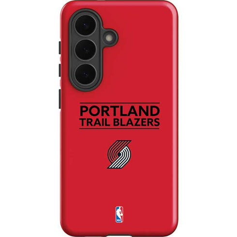 NBA Portland Trail Blazers Standard - Red Galaxy S26 Impact Case