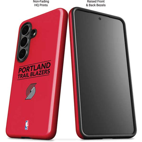 NBA Portland Trail Blazers Standard - Red Galaxy S26 Plus Impact Case
