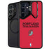 NBA Portland Trail Blazers Standard - Red Galaxy S26 Plus Kickstand Case
