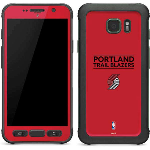 NBA Portland Trail Blazers Standard - Red Galaxy S7 Active Skin