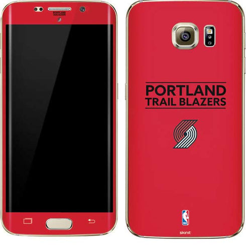NBA Portland Trail Blazers Standard - Red Galaxy S7 Edge Skin
