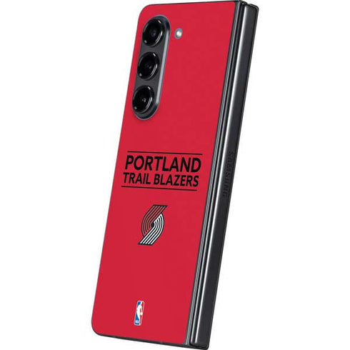 NBA Portland Trail Blazers Standard - Red Galaxy Z Fold5 5G Skin