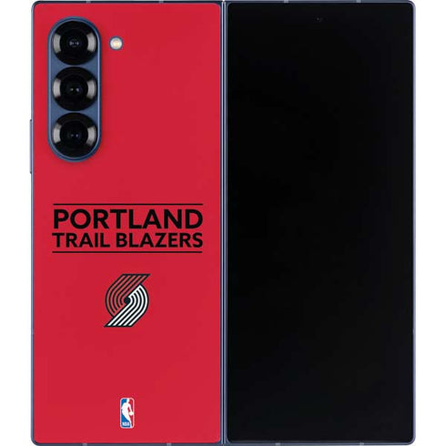 NBA Portland Trail Blazers Standard - Red Galaxy Z Fold6 Skin