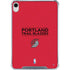 NBA Portland Trail Blazers Standard - Red iPad 11th Gen (2025) Clear Case