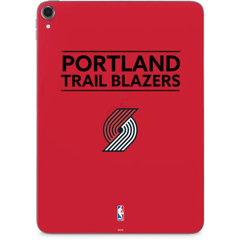 NBA Portland Trail Blazers Standard - Red Apple iPad Pro Skin