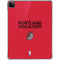 NBA Portland Trail Blazers Standard - Red iPad Pro 11in (2024) Clear Case