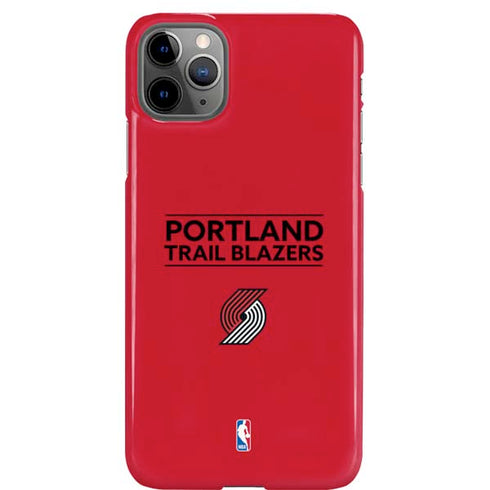 NBA Portland Trail Blazers Standard - Red iPhone Cases