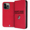NBA Portland Trail Blazers Standard - Red iPhone 13 Pro Max Folio Case