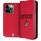 NBA Portland Trail Blazers Standard - Red iPhone 14 Pro Folio Case