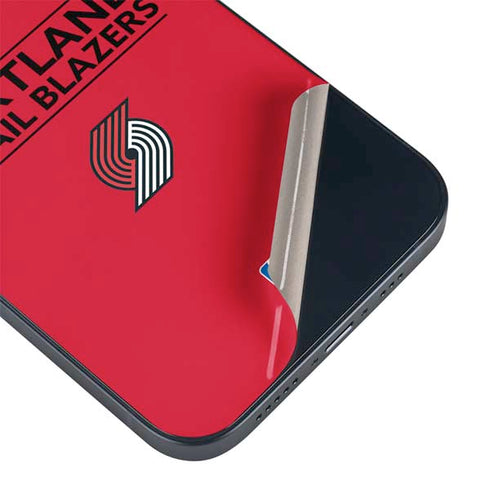 NBA Portland Trail Blazers Standard - Red iPhone Skins