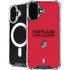 NBA Portland Trail Blazers Standard - Red iPhone 16 MagSafe Case