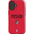 NBA Portland Trail Blazers Standard - Red iPhone 16 Magsafe Impact Case