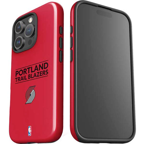 NBA Portland Trail Blazers Standard - Red iPhone 16 Pro Max Impact Case