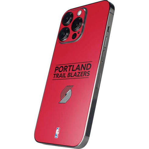 NBA Portland Trail Blazers Standard - Red iPhone 16 Pro Max Skin