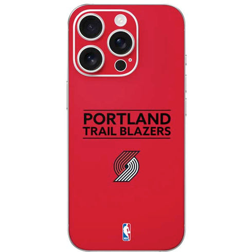 NBA Portland Trail Blazers Standard - Red iPhone 16 Pro Skin