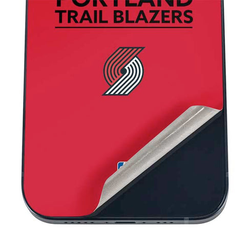 NBA Portland Trail Blazers Standard - Red iPhone 16 Skin