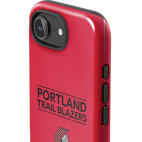 NBA Portland Trail Blazers Standard - Red iPhone 16e Impact Case
