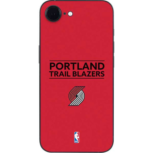 NBA Portland Trail Blazers Standard - Red iPhone 16e Skin