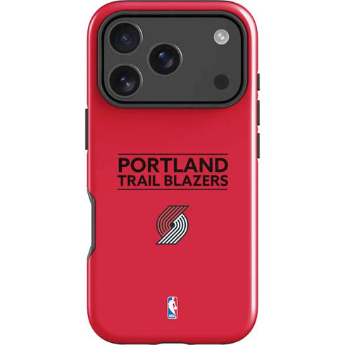 NBA Portland Trail Blazers Standard - Red iPhone 18 Pro Max Impact Case