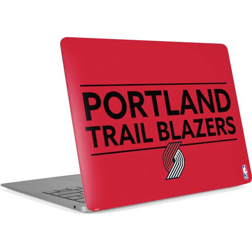 NBA Portland Trail Blazers Standard - Red Apple MacBook Air Skin