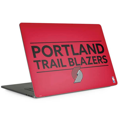 NBA Portland Trail Blazers Standard - Red MacBook Skins