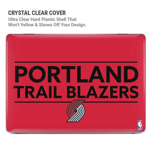 NBA Portland Trail Blazers Standard - Red MacBook Cases