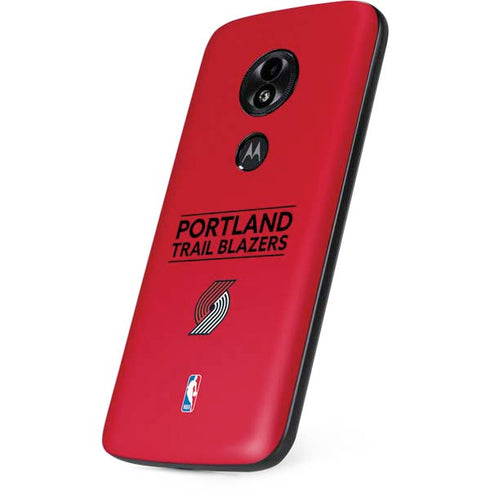 NBA Portland Trail Blazers Standard - Red Moto E5 Play Skin