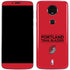 NBA Portland Trail Blazers Standard - Red Moto E5 Plus Skin