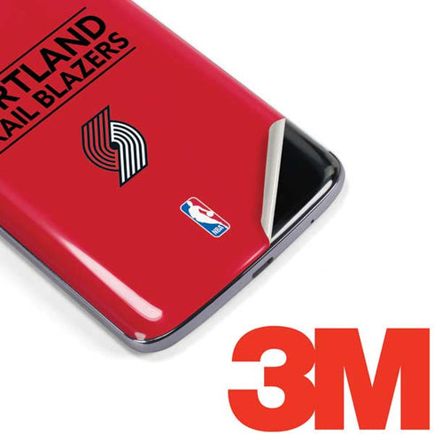 NBA Portland Trail Blazers Standard - Red Moto E5 Plus Skin