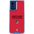 NBA Portland Trail Blazers Standard - Red Moto G Play 4G (2024) Clear Case